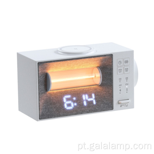 Lâmpada de cabeceira magnética de carregamento sem fio